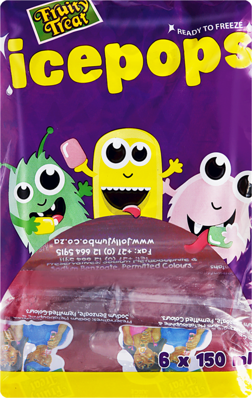 Fruity treat ice pops fruit punch 6 x 150 ml 508x800