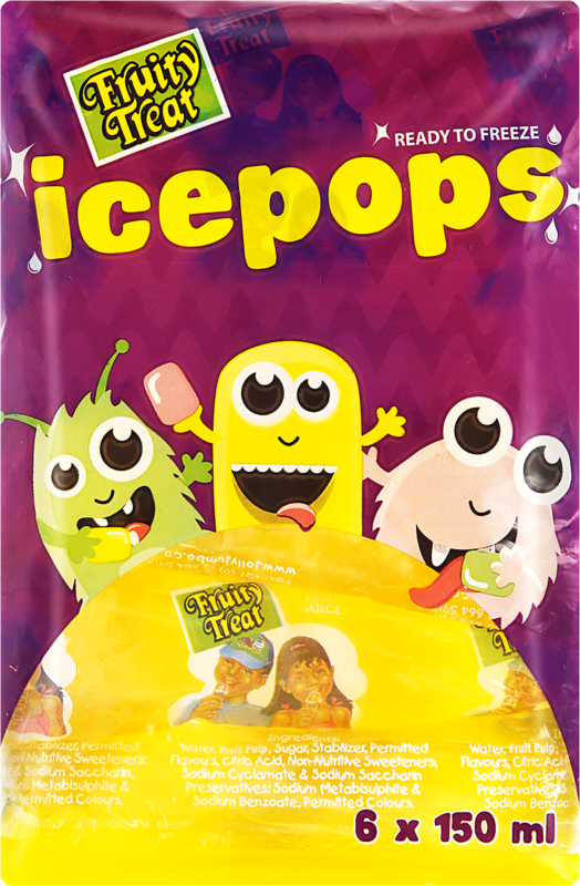 Fruity treat ice pops orange 6 x 150 ml 524x800