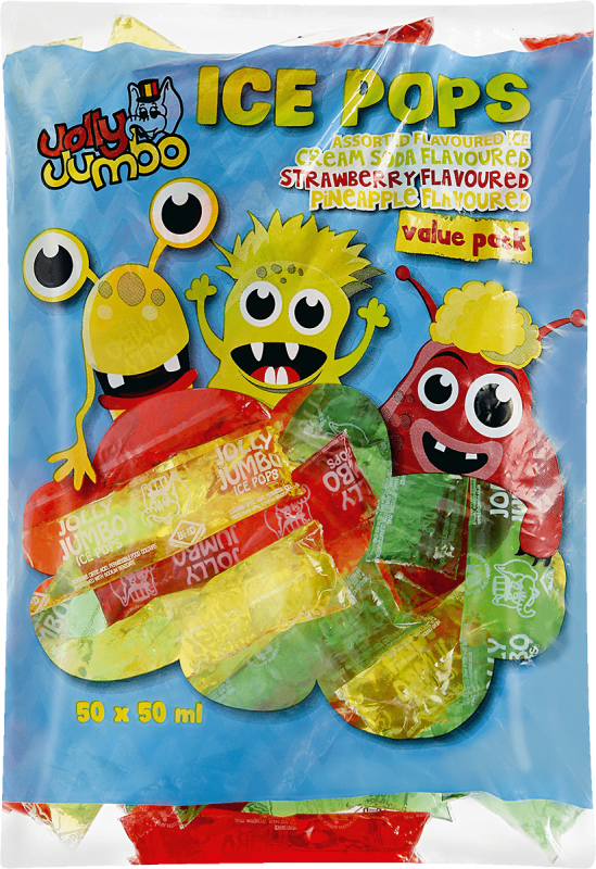 Jolly jumbo ice lollies short 50 x 50 ml 549x800