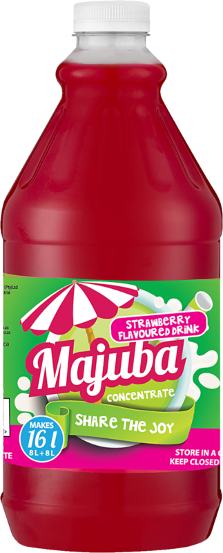 Majuba concentrate strawberry 2 l 323x800